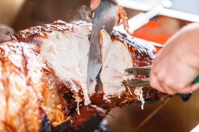 Carving the hog