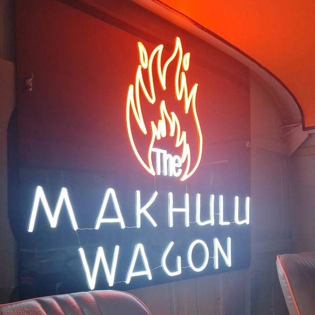 The Makhulu Wagon neon sign